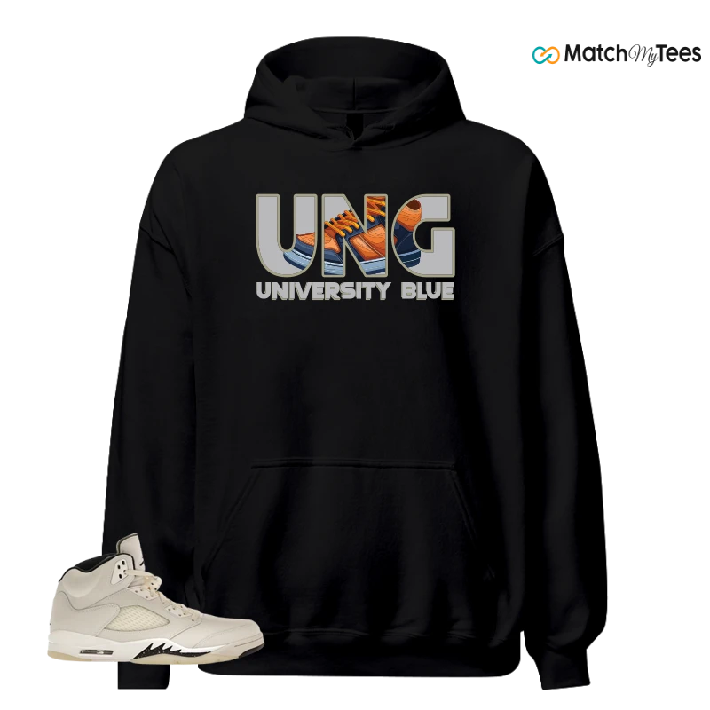 NIKE AIR JORDAN 5 RETRO SAIL SNEAKER Matching Tees hoodie