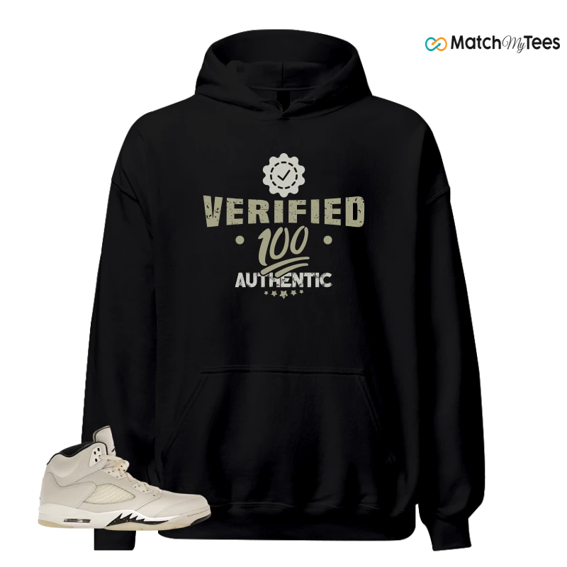NIKE AIR JORDAN 5 RETRO SAIL SNEAKER Matching Tees hoodie
