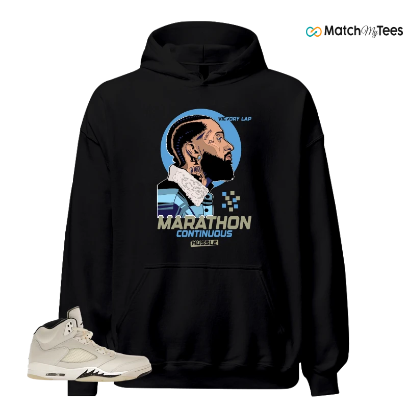 NIKE AIR JORDAN 5 RETRO SAIL SNEAKER Matching Tees hoodie