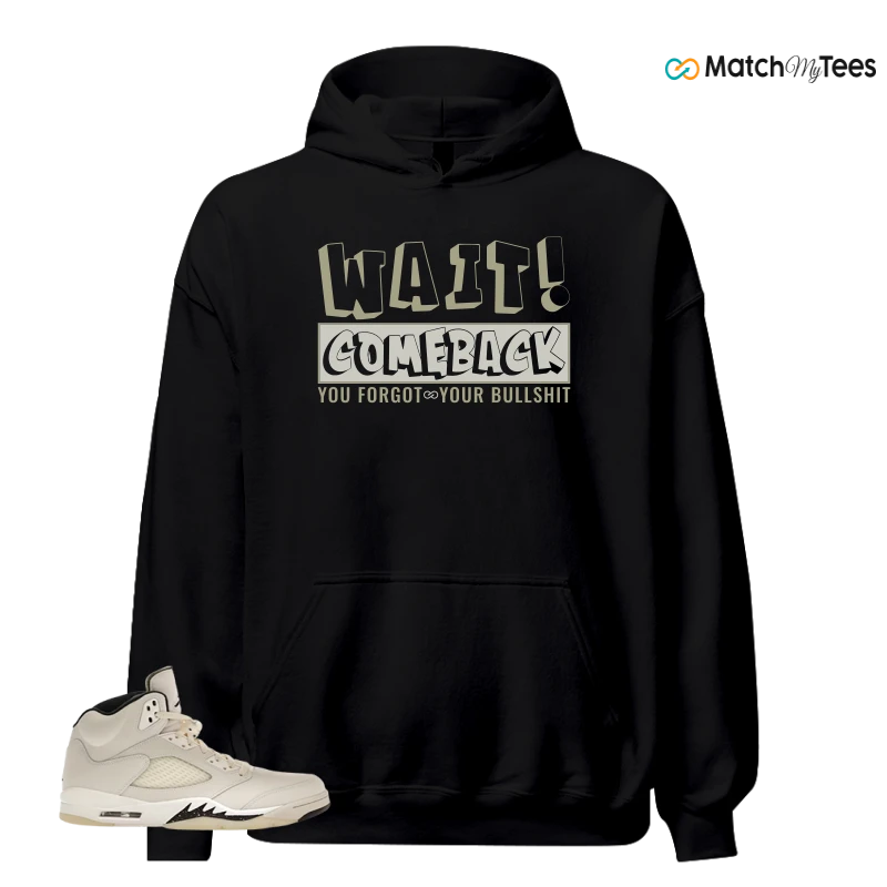 NIKE AIR JORDAN 5 RETRO SAIL SNEAKER Matching Tees hoodie