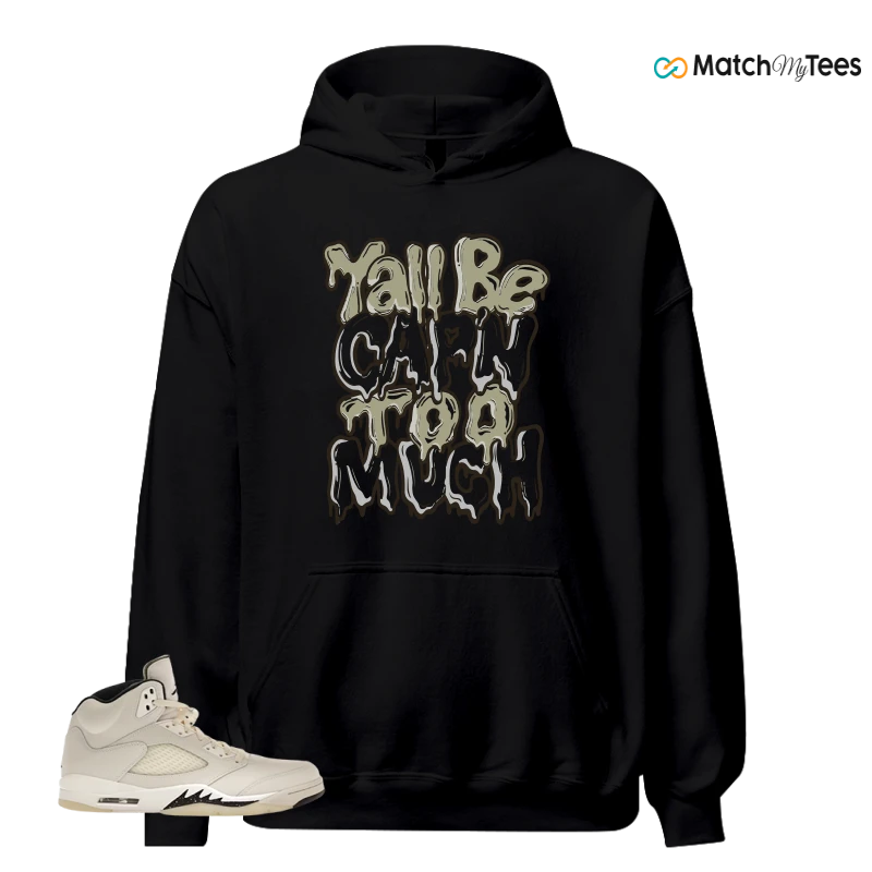 NIKE AIR JORDAN 5 RETRO SAIL SNEAKER Matching Tees hoodie