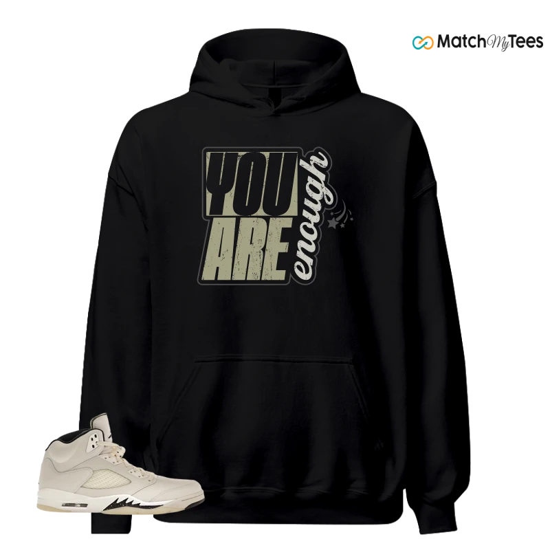 NIKE AIR JORDAN 5 RETRO SAIL SNEAKER Matching Tees hoodie