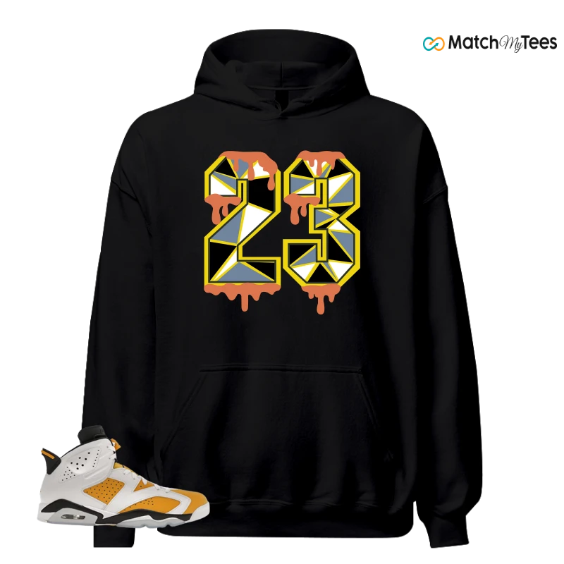 NIKE AIR JORDAN 6 YELLOW OCHRE SNEAKER Matching Tees hoodie