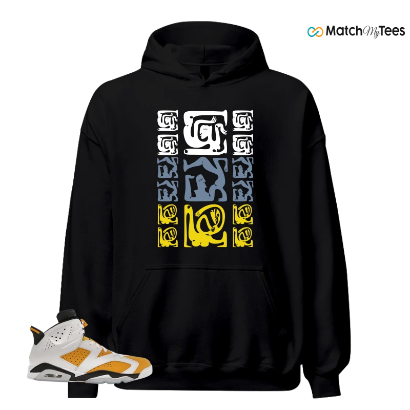 NIKE AIR JORDAN 6 YELLOW OCHRE SNEAKER Matching Tees hoodie