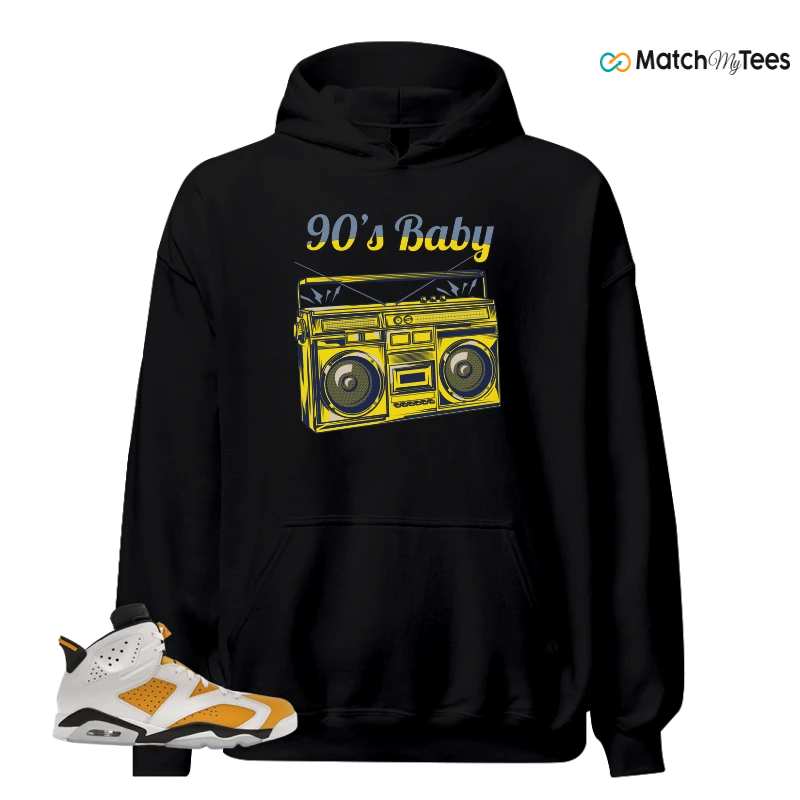NIKE AIR JORDAN 6 YELLOW OCHRE SNEAKER Matching Tees hoodie
