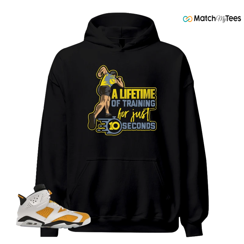 NIKE AIR JORDAN 6 YELLOW OCHRE SNEAKER Matching Tees hoodie