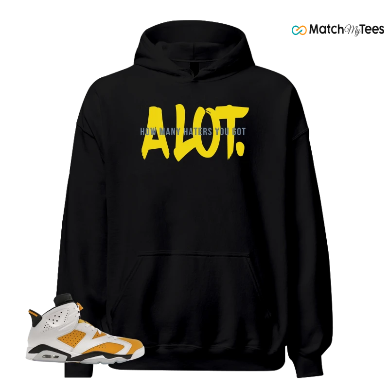 NIKE AIR JORDAN 6 YELLOW OCHRE SNEAKER Matching Tees hoodie