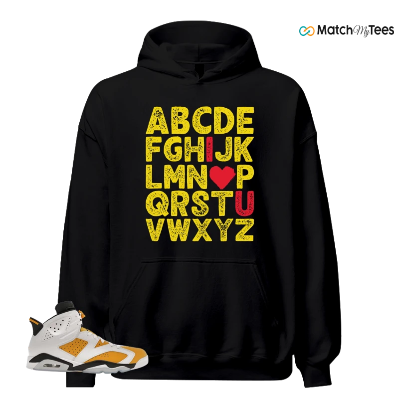 NIKE AIR JORDAN 6 YELLOW OCHRE SNEAKER Matching Tees hoodie
