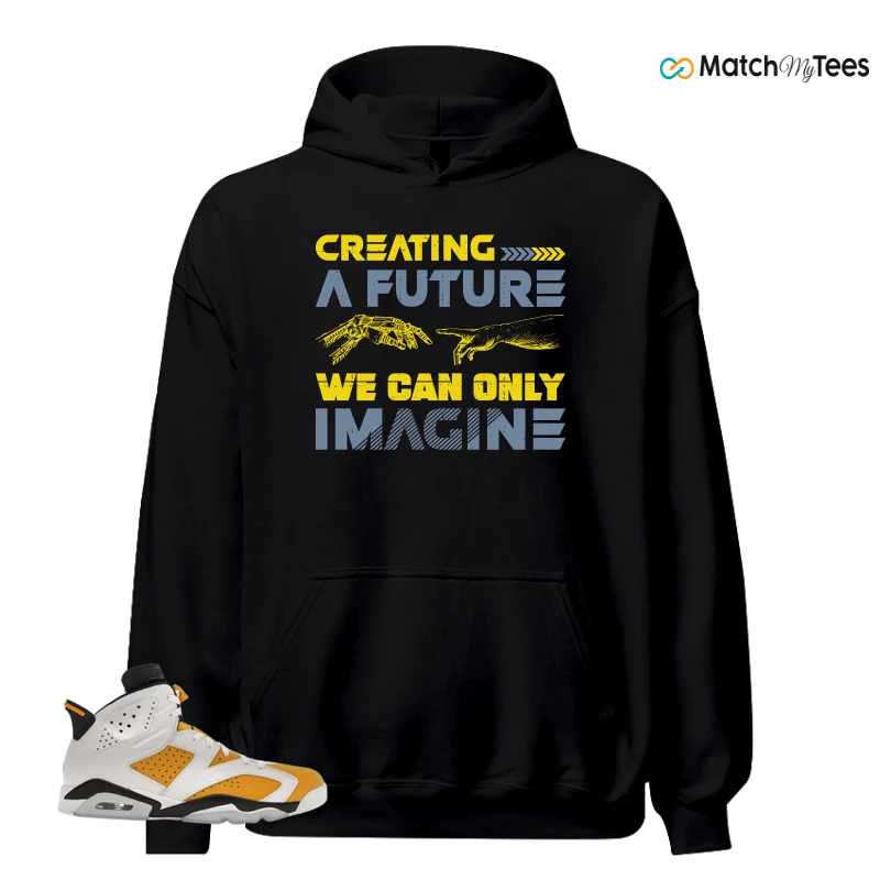 NIKE AIR JORDAN 6 YELLOW OCHRE SNEAKER Matching Tees hoodie
