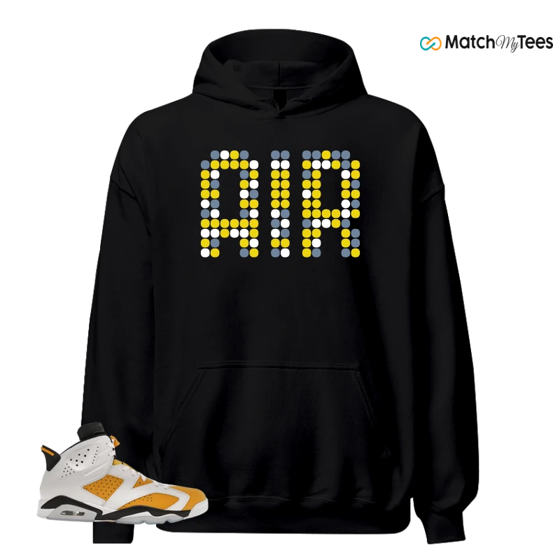 NIKE AIR JORDAN 6 YELLOW OCHRE SNEAKER Matching Tees hoodie