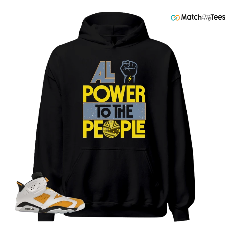 NIKE AIR JORDAN 6 YELLOW OCHRE SNEAKER Matching Tees hoodie