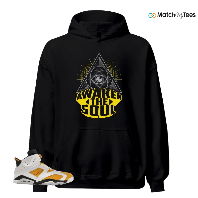 NIKE AIR JORDAN 6 YELLOW OCHRE SNEAKER Matching Tees hoodie