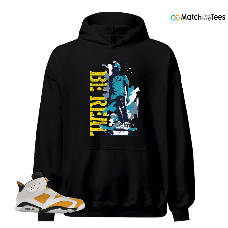 NIKE AIR JORDAN 6 YELLOW OCHRE SNEAKER Matching Tees hoodie