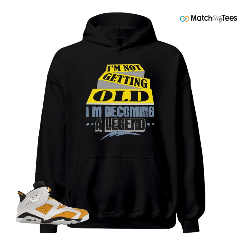 NIKE AIR JORDAN 6 YELLOW OCHRE SNEAKER Matching Tees hoodie