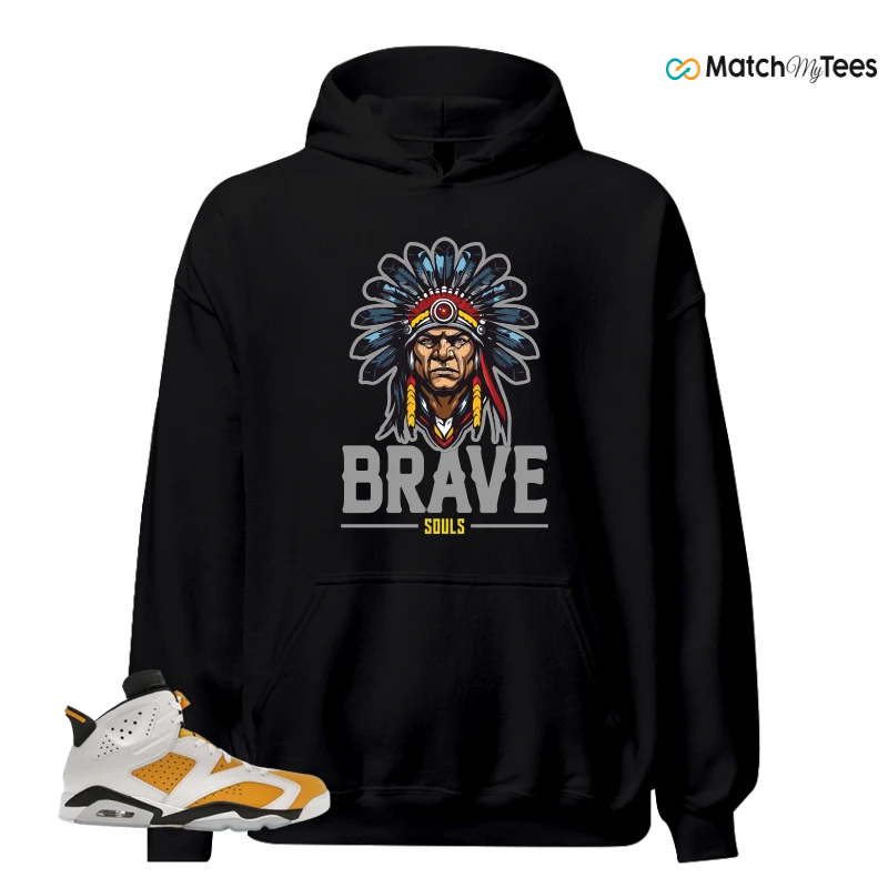 NIKE AIR JORDAN 6 YELLOW OCHRE SNEAKER Matching Tees hoodie
