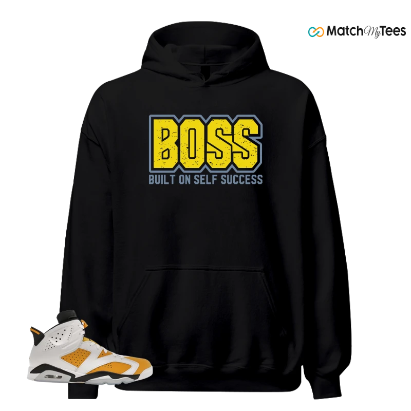 NIKE AIR JORDAN 6 YELLOW OCHRE SNEAKER Matching Tees hoodie
