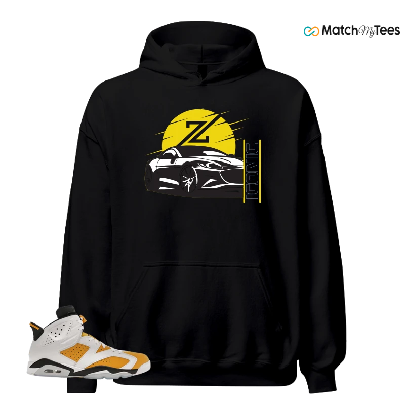 NIKE AIR JORDAN 6 YELLOW OCHRE SNEAKER Matching Tees hoodie