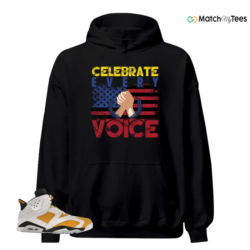 NIKE AIR JORDAN 6 YELLOW OCHRE SNEAKER Matching Tees hoodie