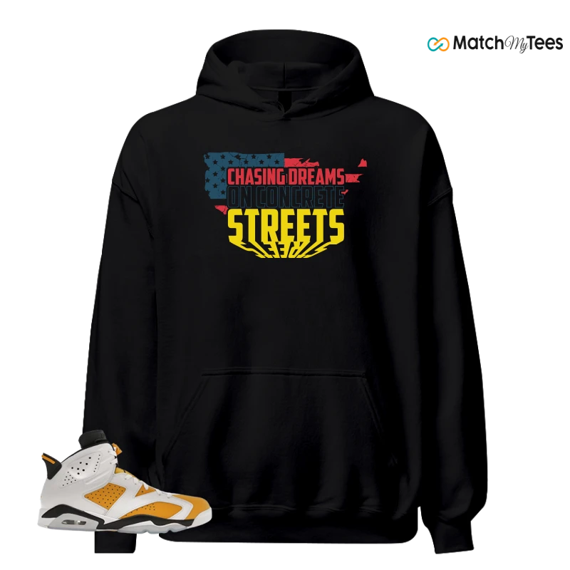 NIKE AIR JORDAN 6 YELLOW OCHRE SNEAKER Matching Tees hoodie