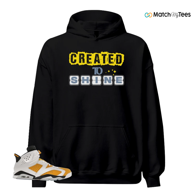 NIKE AIR JORDAN 6 YELLOW OCHRE SNEAKER Matching Tees hoodie