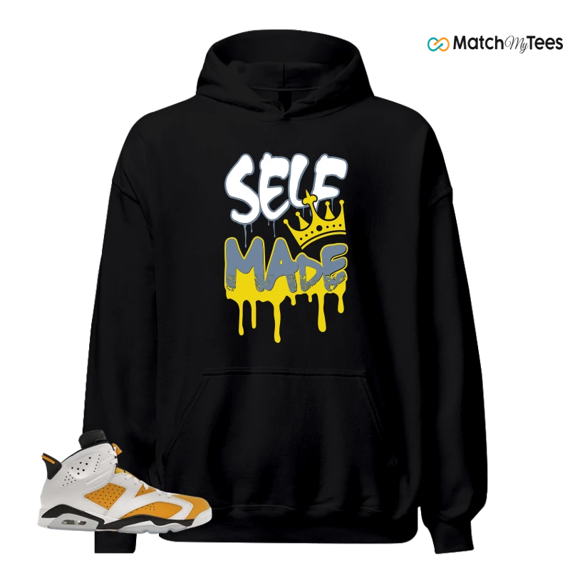 NIKE AIR JORDAN 6 YELLOW OCHRE SNEAKER Matching Tees hoodie