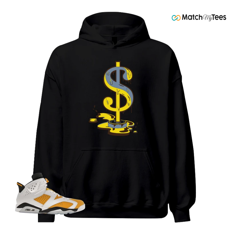 NIKE AIR JORDAN 6 YELLOW OCHRE SNEAKER Matching Tees hoodie