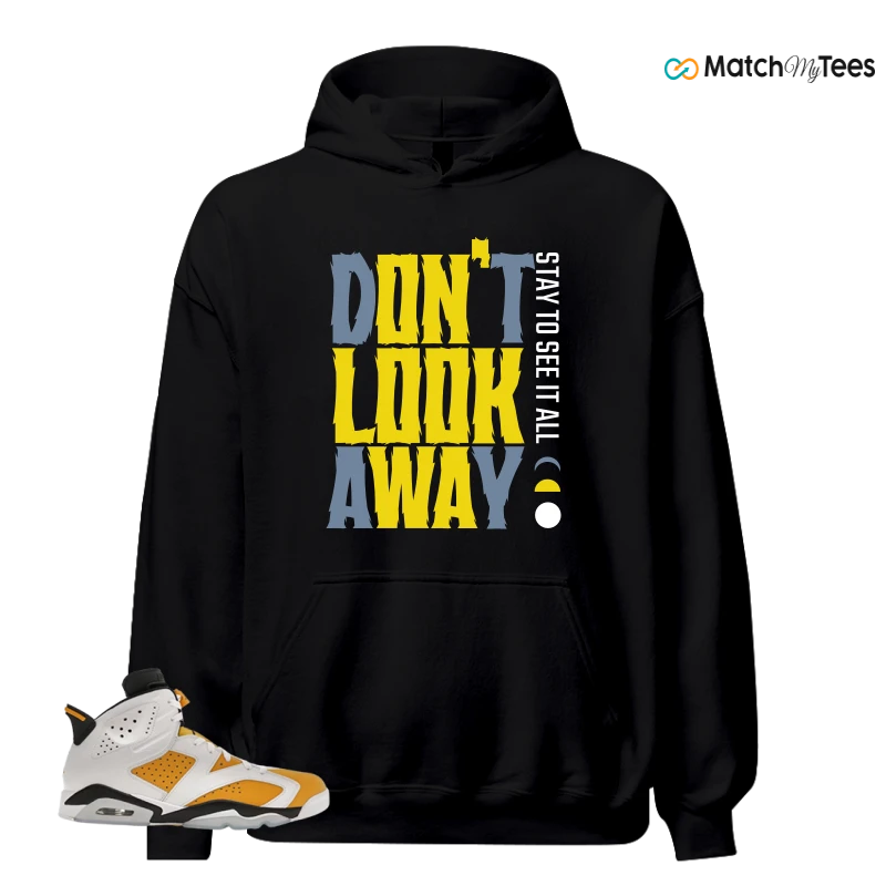 NIKE AIR JORDAN 6 YELLOW OCHRE SNEAKER Matching Tees hoodie