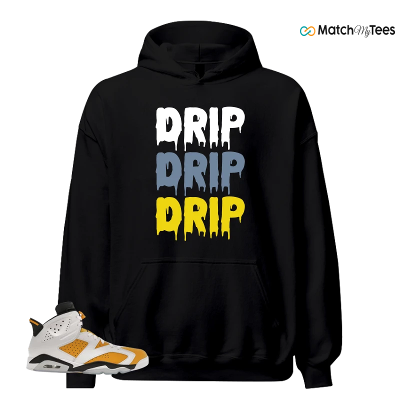 NIKE AIR JORDAN 6 YELLOW OCHRE SNEAKER Matching Tees hoodie