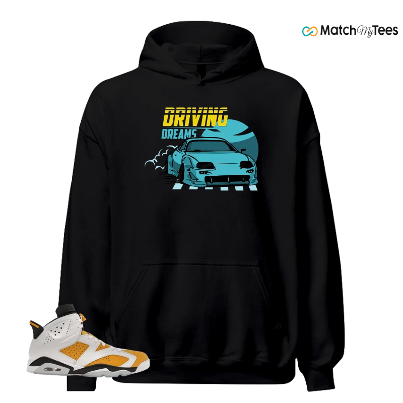 NIKE AIR JORDAN 6 YELLOW OCHRE SNEAKER Matching Tees hoodie