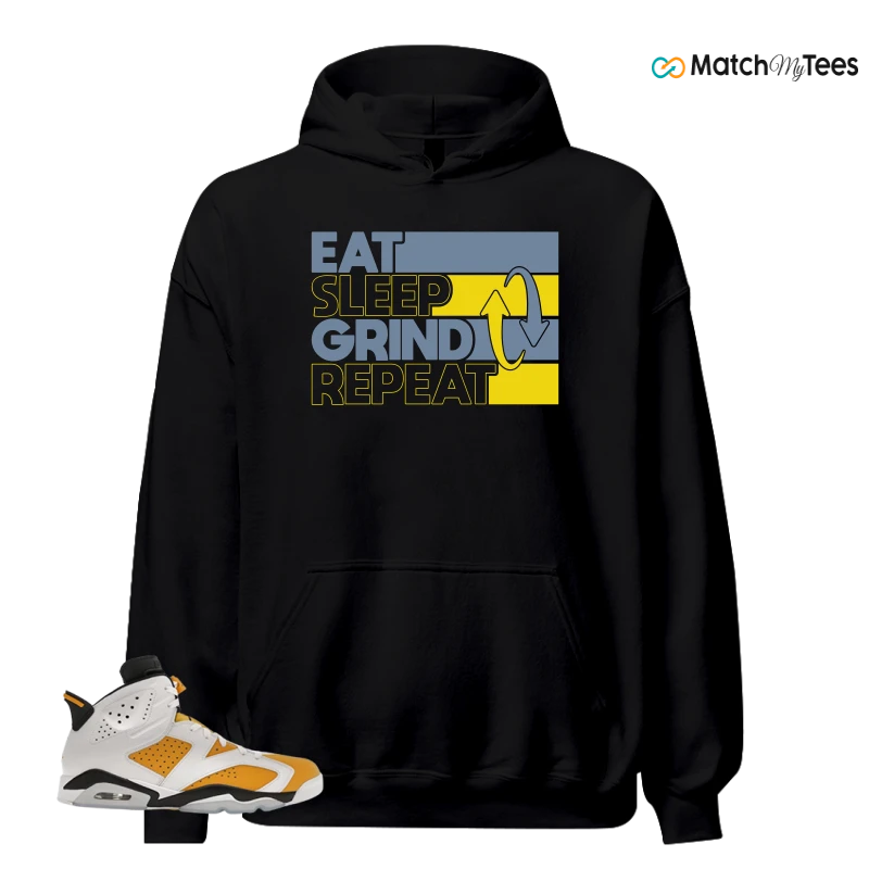 NIKE AIR JORDAN 6 YELLOW OCHRE SNEAKER Matching Tees hoodie