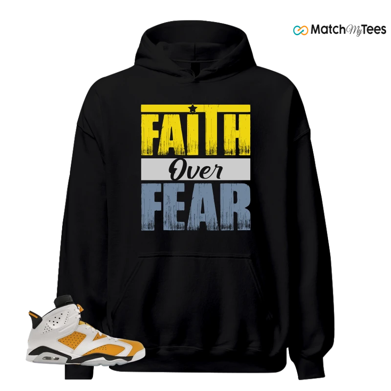 NIKE AIR JORDAN 6 YELLOW OCHRE SNEAKER Matching Tees hoodie