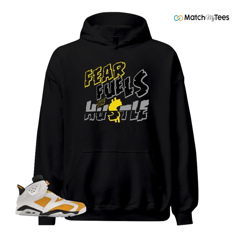 NIKE AIR JORDAN 6 YELLOW OCHRE SNEAKER Matching Tees hoodie
