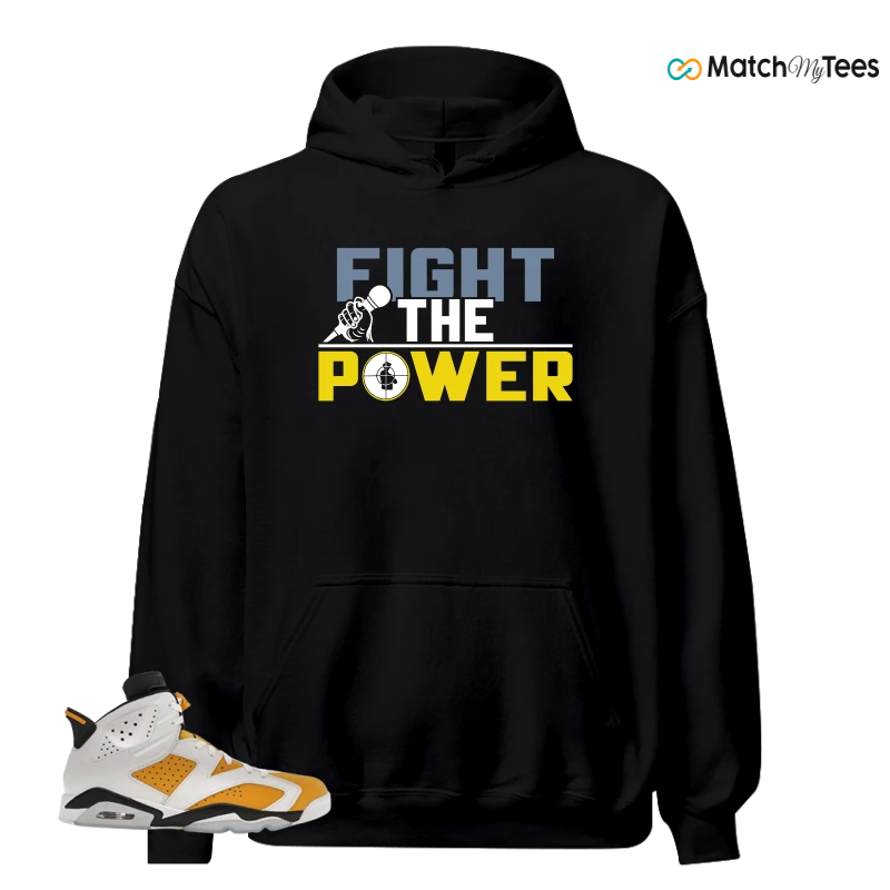 NIKE AIR JORDAN 6 YELLOW OCHRE SNEAKER Matching Tees hoodie