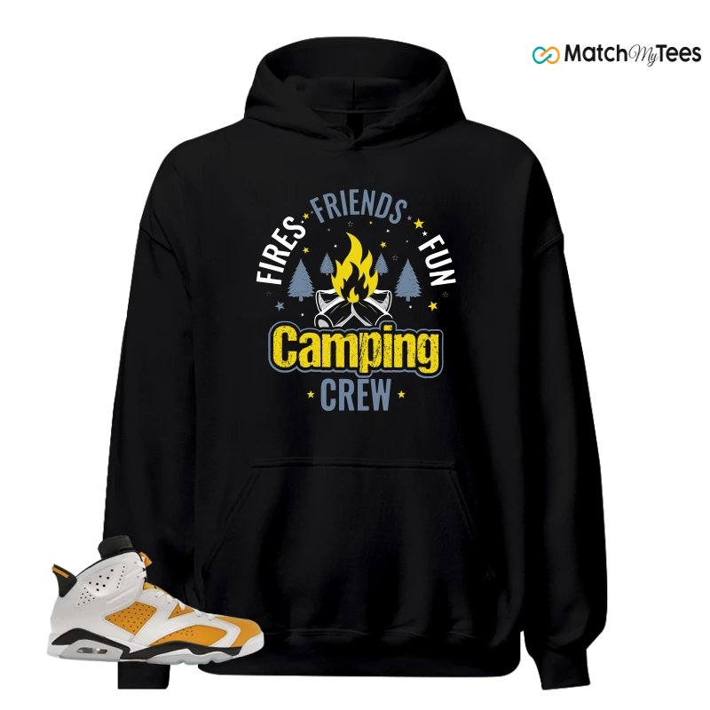NIKE AIR JORDAN 6 YELLOW OCHRE SNEAKER Matching Tees hoodie