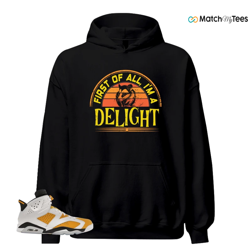 NIKE AIR JORDAN 6 YELLOW OCHRE SNEAKER Matching Tees hoodie
