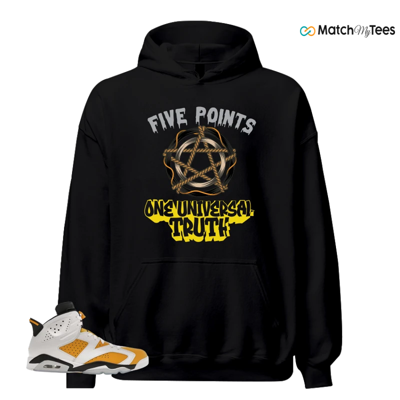 NIKE AIR JORDAN 6 YELLOW OCHRE SNEAKER Matching Tees hoodie