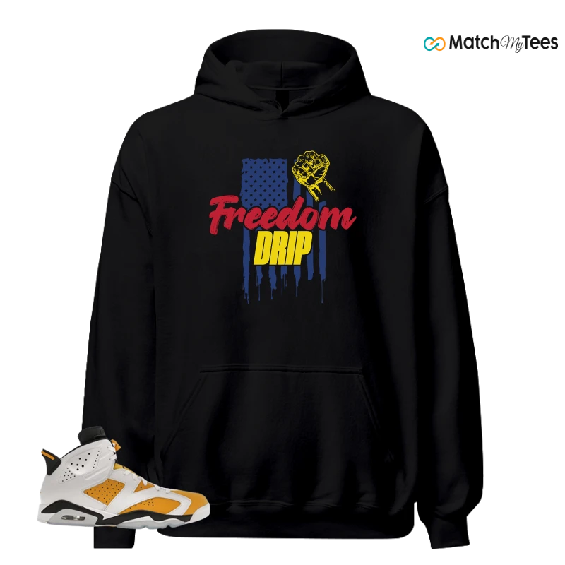 NIKE AIR JORDAN 6 YELLOW OCHRE SNEAKER Matching Tees hoodie