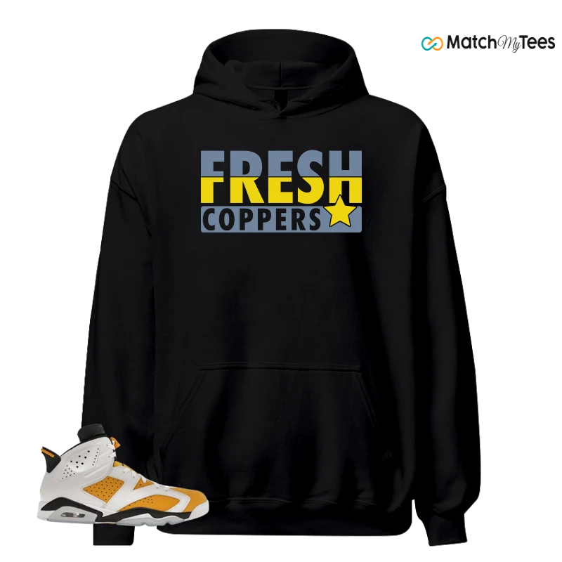 NIKE AIR JORDAN 6 YELLOW OCHRE SNEAKER Matching Tees hoodie