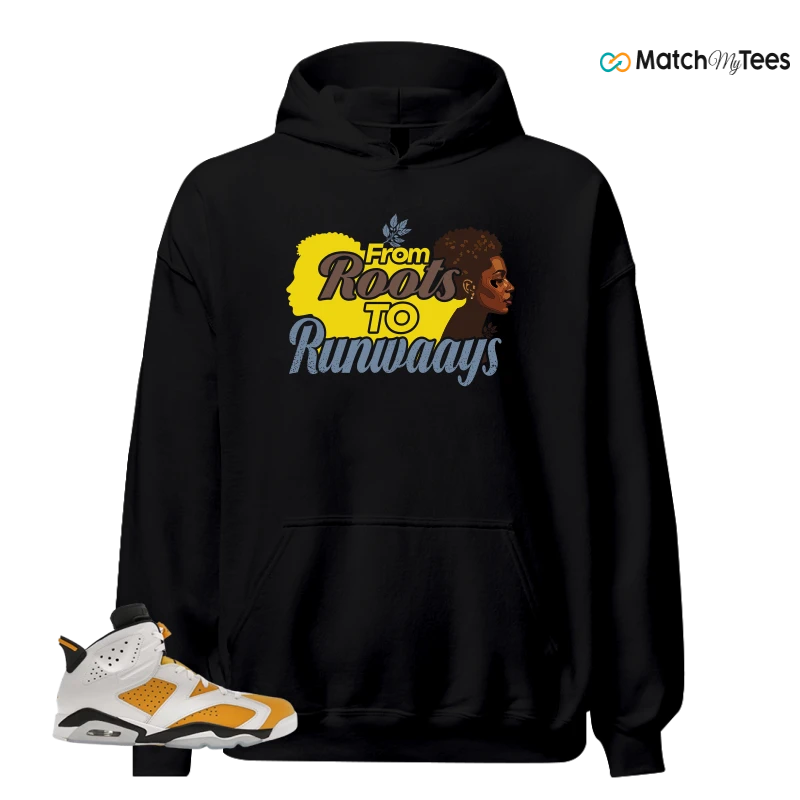NIKE AIR JORDAN 6 YELLOW OCHRE SNEAKER Matching Tees hoodie