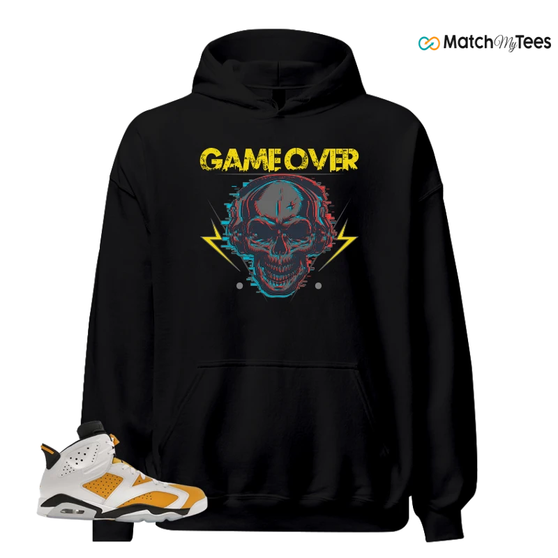 NIKE AIR JORDAN 6 YELLOW OCHRE SNEAKER Matching Tees hoodie