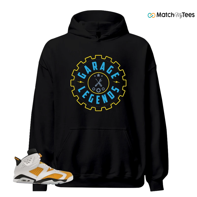 NIKE AIR JORDAN 6 YELLOW OCHRE SNEAKER Matching Tees hoodie