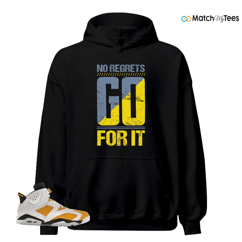NIKE AIR JORDAN 6 YELLOW OCHRE SNEAKER Matching Tees hoodie