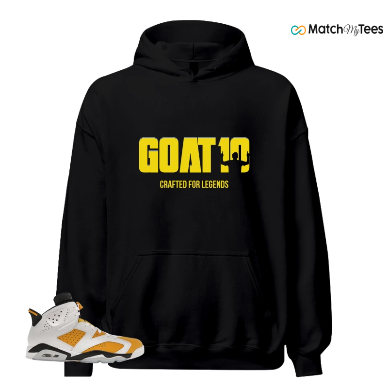 NIKE AIR JORDAN 6 YELLOW OCHRE SNEAKER Matching Tees hoodie