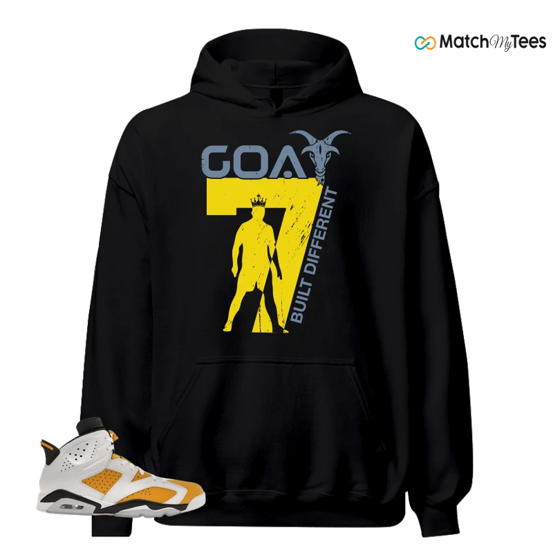 NIKE AIR JORDAN 6 YELLOW OCHRE SNEAKER Matching Tees hoodie