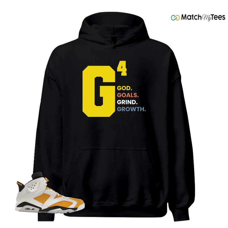 NIKE AIR JORDAN 6 YELLOW OCHRE SNEAKER Matching Tees hoodie