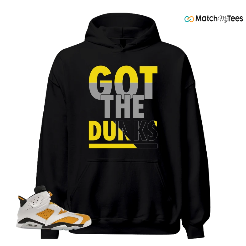 NIKE AIR JORDAN 6 YELLOW OCHRE SNEAKER Matching Tees hoodie