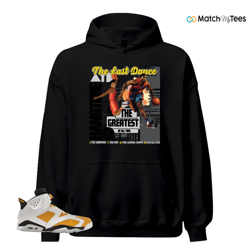 NIKE AIR JORDAN 6 YELLOW OCHRE SNEAKER Matching Tees hoodie