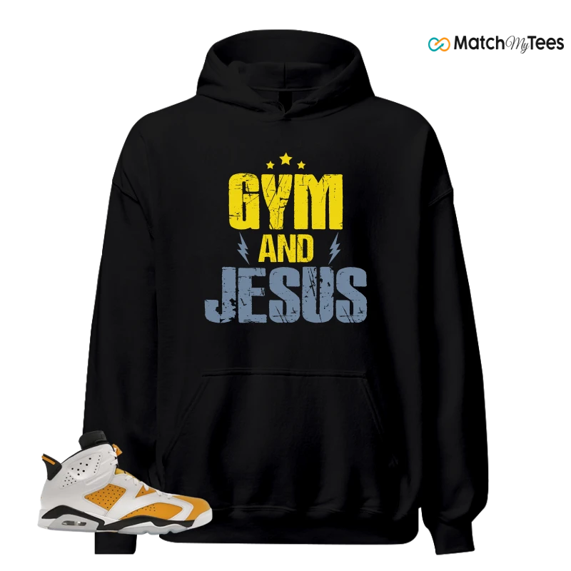 NIKE AIR JORDAN 6 YELLOW OCHRE SNEAKER Matching Tees hoodie