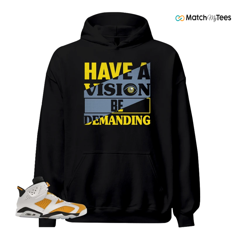 NIKE AIR JORDAN 6 YELLOW OCHRE SNEAKER Matching Tees hoodie
