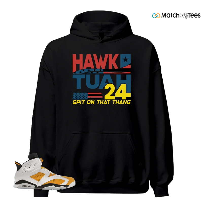 NIKE AIR JORDAN 6 YELLOW OCHRE SNEAKER Matching Tees hoodie
